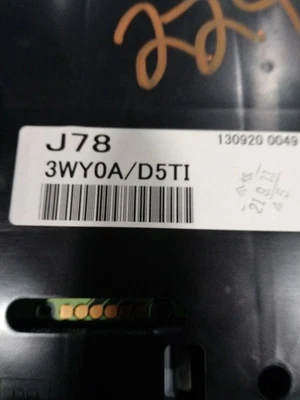 Medidor de velocímetro usado se adapta a: Infiniti QX70 2014 clúster MPH 3,5 L 6 cilindros grados Foto 1 de 4