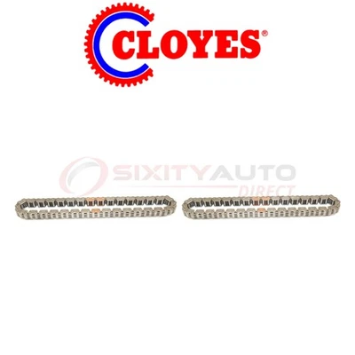 2 pc Cloyes Upper Engine Timing Chain for 2014-2015 Infiniti Q60 - Valve lo - Imagem 1 de 4