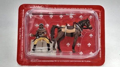 " CAVALIERE CON CAVALLO " (SMC041IT) CAVALIERI MEDIOEVALI DE AGOSTINI - Immagine 1 di 2