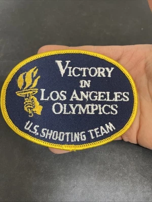 Victoria en los Juegos Olímpicos de Los Ángeles EE. UU. Parche equipo de tiro Foto 1 de 4