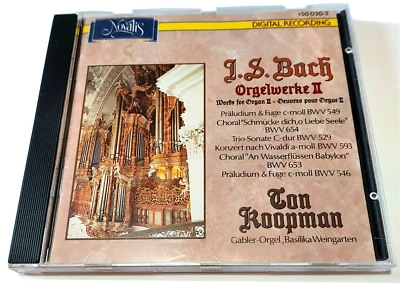 J.S. Bach Orgelwerke II Ton Koopman Works for Organ CD - Image 1 of 2