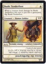 Bushi Tenderfoot/Kenzo the Hardhearted x4 Champions CoK MtG NM