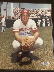 Johnny Bench 8 x 10 Photo Signed Auto PSA/DNA Authenticated Reds - Picture 1 of 2