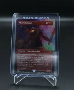 Foil Quakebringer (borderless) M/NM Magic: The Gathering MTG Kaldheim - Picture 1 of 2