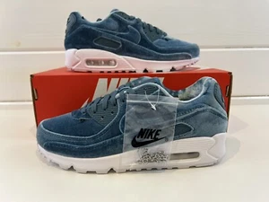 Nike Air Max 90 PRM Women's Size 8.5 Men's 7 Lucky Charms Ash Green Velour - Picture 1 of 11