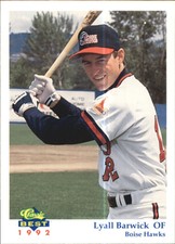 1992 Boise Hawks Classic/Best #9 Lyall Barwick