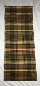 Handmade Green Plaid Reversible 45" Buffet Table Runner - Picture 1 of 2