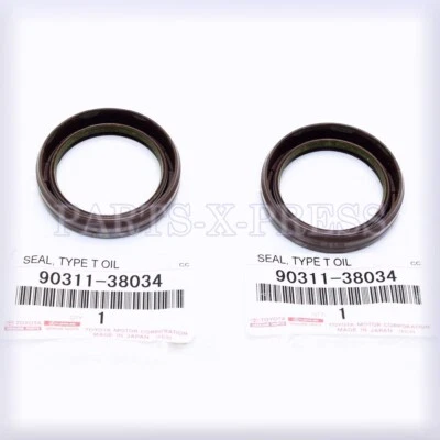 9031138034 GENUINE OEM TOYOTA AVALON / LEXUS RX330 FRONT CAMSHAFT SEALS SET OF 2 - Image 1 of 4