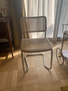 Esszimmerstühle 6er set, Holz, Freischwinger, Wiener Geflecht - Bild 1 von 4