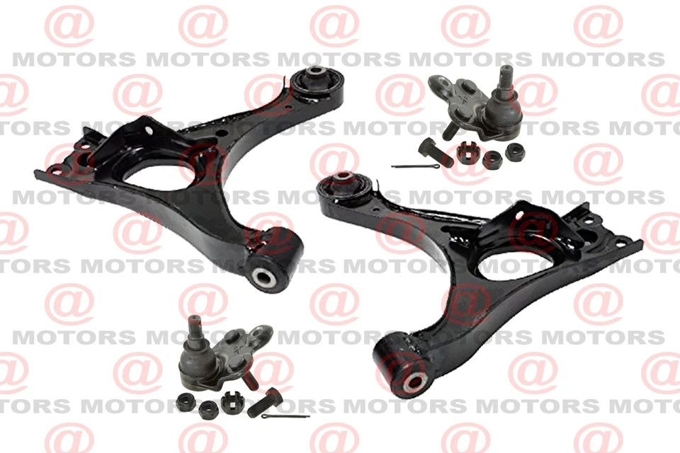 Brazos de control inferiores delanteros izquierdo derecho rótulas 4 piezas para Acura CSX 2006-2011 Foto 1 de 4