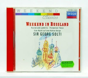 GEORG SOLTI – GLINKA MUSSORGSKY BORODIN weekend in russia DECCA CD NM - Imagen 1 de 2