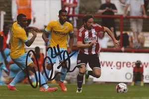 BRENTFORD: TOMMY SMITH SIGNED 6x4 ACTION PHOTO+COA - Picture 1 of 1