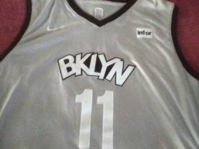Camiseta Kyrie Irving #11 Brooklyn Nets Gris Adulto Talla 4XL Foto 1 de 4