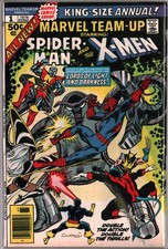 MARVEL TEAM-UP ANNUAL #1 Amazing Spider-man and X-Men (1974) F+ (6.5)