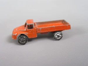 B545 Vintage PlayArt Made in Hong-Kong Camion Benne Orange Die Cast L 5 cm - Imagen 1 de 7