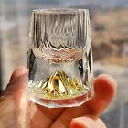 Kreatives Kristallglas Blatt Schnapsglas im chinesischen Stil, mundgeblasenes