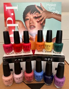 OPI "Make 'Em Jelly" Nail Lacquer Summer 2025 Collection 12pcs No Display - Picture 1 of 2