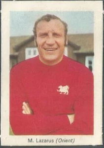 MY FAVOURITE SOCCER STARS 1971-VALIANT & TV 21- #12-LEYTON ORIENT-MARK LAZARUS - Picture 1 of 1