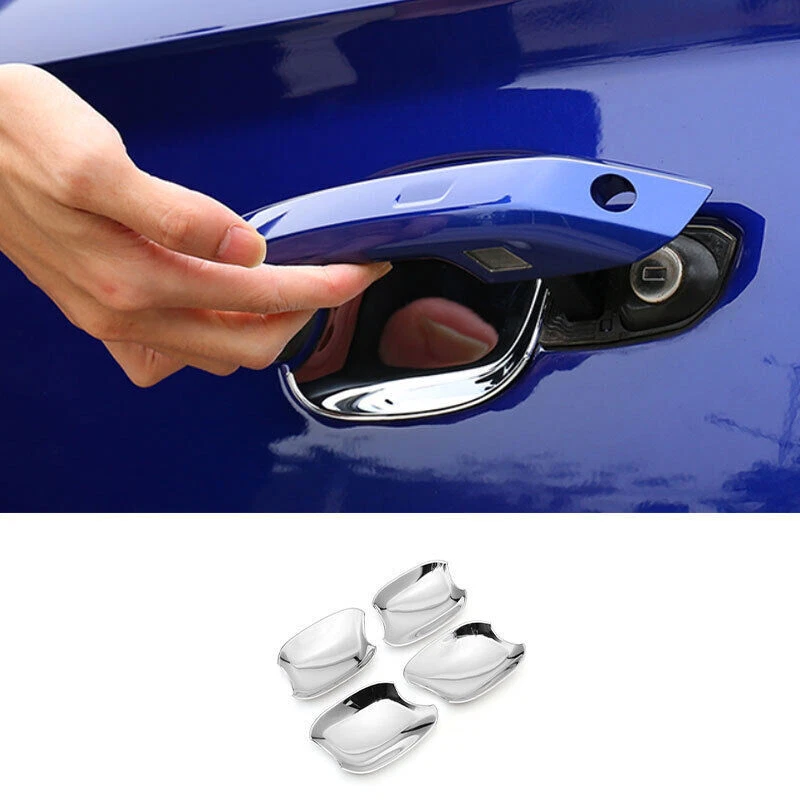 Fit For Audi A3 S3 2014-2020 ABS Chrome Exterior Side Door Bowl Cover Trim 4PCS - Imagem 1 de 4