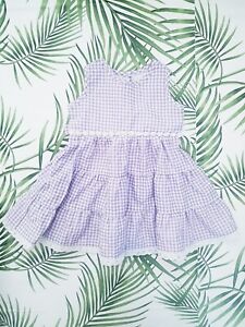 Baby Baby Purple Gingham Dress Baby Girls Size 00