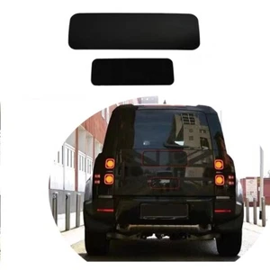 Black 2pcs Rear Tire Tyre Wheel Cover Plate Fits for Defender 110 4D 2020-2024 - Picture 1 of 5