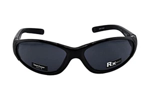 LIBERTY SPORT HYDRO EBONY BLACK OVAL FRAME / GRAY LENSES SUNGLASSES - 14YN2A - Picture 1 of 3