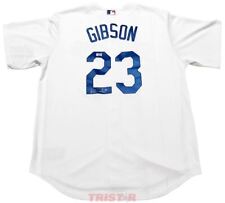 Kirk Gibson Signed Autographed Los Angeles Dodgers Jersey TRISTAR