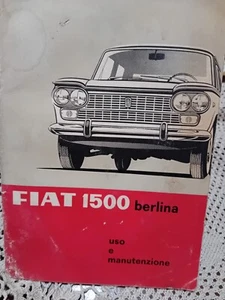 FIAT 1500 BERLINA USO E MANUTENZIONE - Picture 1 of 3
