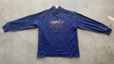 Vintage Cotton Deluxe by Anvil Schweitzer Mountain Resort Floral Sweater Size L - Image 1 of 4