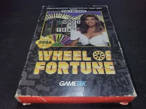 Wheel of Fortune Sega Genesis EXMT+ condition COMPLETE n box authentic! - Picture 1 of 9