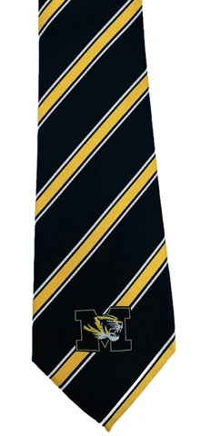 Missouri Tigers Woven Neck Tie by Eagles Wings-New Cover