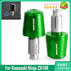 For Kawasaki Ninja Zx10r Cnc Motorcycle Handle Bar End Grips Plug Cap 7/8" 22Mm
