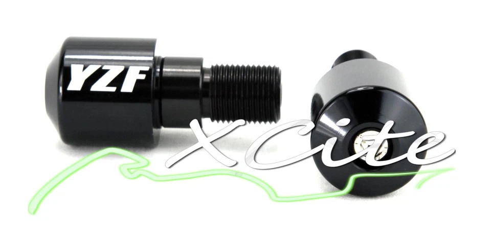 Black barends bar ends YAMAHA YZF R6 YZF1000R YZF750R 400 FZ600R #BE081# Foto 1 de 1