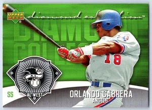 2006 Upper Deck Diamond Collection Orlando Cabrera Los Angeles Angels #DC-OC - Picture 1 of 2