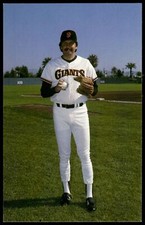 1985 Barry Colla San Francisco Giants Postcard Bill Laskey #NNO