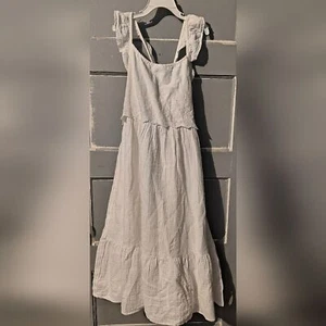 Cat & Jack Girls White Flowy 100% Cotton Dress Size XL 14 - Picture 1 of 9