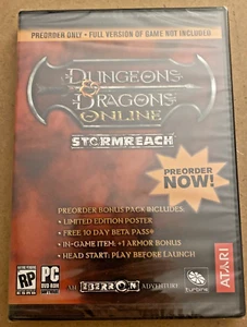 Dungeons & Dragons Online StormReach Preorder Promo Version - Brand New & Sealed - Picture 1 of 6