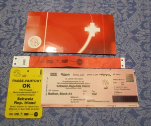 Orig.VIP Ticket WM Quali zur WM 2006 Schweiz-Irland 08.09.2004 - Bild 1 von 3