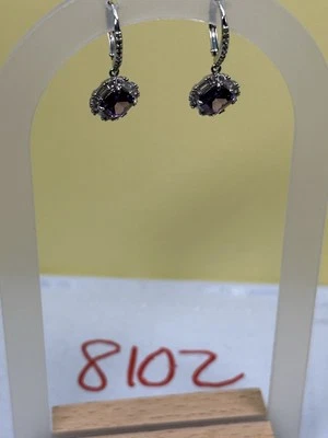 Dangle Earrings Bomb Party Fashion Jewelry Chic RBP Hematite P - Image 1 of 4
