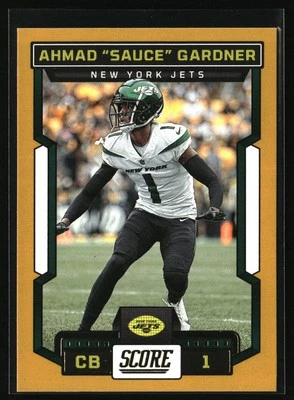 2023 Score #292 Ahmad "Sauce" Gardner Gold - Image 1 of 2