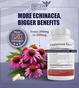 UK Lymphatic System Supplement 60 caps Men Women with 9 Botanicals. Lymph MD - Picture 1 of 4