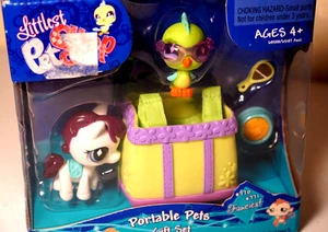 Littlest Pet Shop Animali Portatili Fanciest Horse Bird #770 #771 Nuovo Pennino Australia - Foto 1 di 10