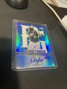 2014 Leaf Perfect Game Josh Naylor Refractor AUTO /25 RC Rookie SEATTLE MARINERS - Picture 1 of 2