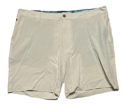 Pantalones Cortos Margaritaville Para Hombre 38 Cintura 7" Entrepierna Plateada Abedul UPF 30, Secado Rápido Foto 1 de 2