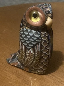Jon Anderson Fimo Creations Owl 2011 - Picture 1 of 14