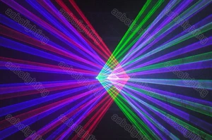 4 Lens Multi Color RGYB Bar Laser Lights DMX Disco Stage Party Wedding Lighting - Picture 1 of 6