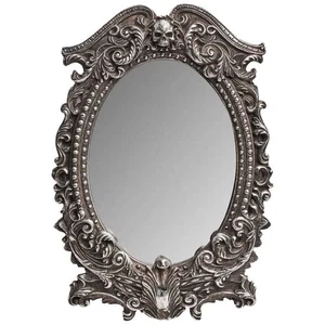 Alchemy Gothic Silber Maske der schwarzen Rose Spiegel - Bild 1 von 4