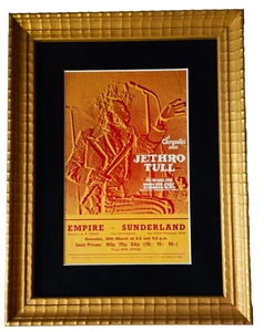 Museumsqualität Original Jethro Tull 1971 Sunderland England HB AOR Mini Poster - Bild 1 von 4