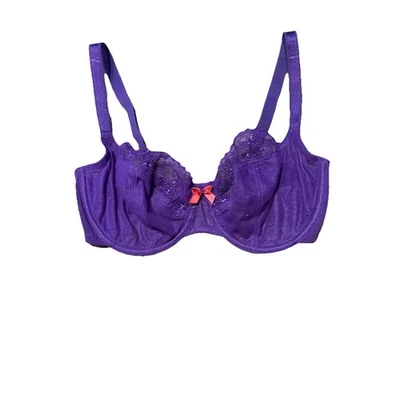 Sujetador Cleo by Panache 32F Lucy con aros estilo púrpura 5851 nuevo sin etiquetas Foto 1 de 4