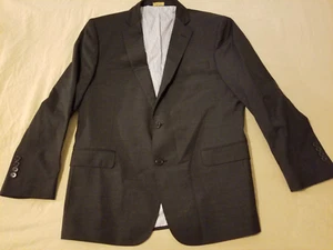 Mens Brooks Brothers Wool Jacket 42S Charcoal Gray Grey Blazer - Picture 1 of 11
